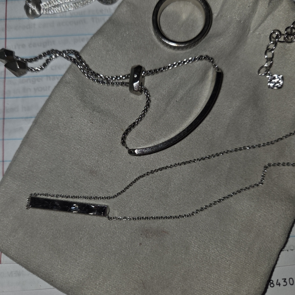 Kendra Scott Silver Jewelry Set